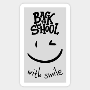 Back to school with smile Sticker